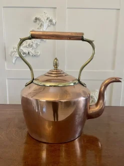 Pamono Antique George III Copper Kettle, 1800s> Coffee & Tea Service