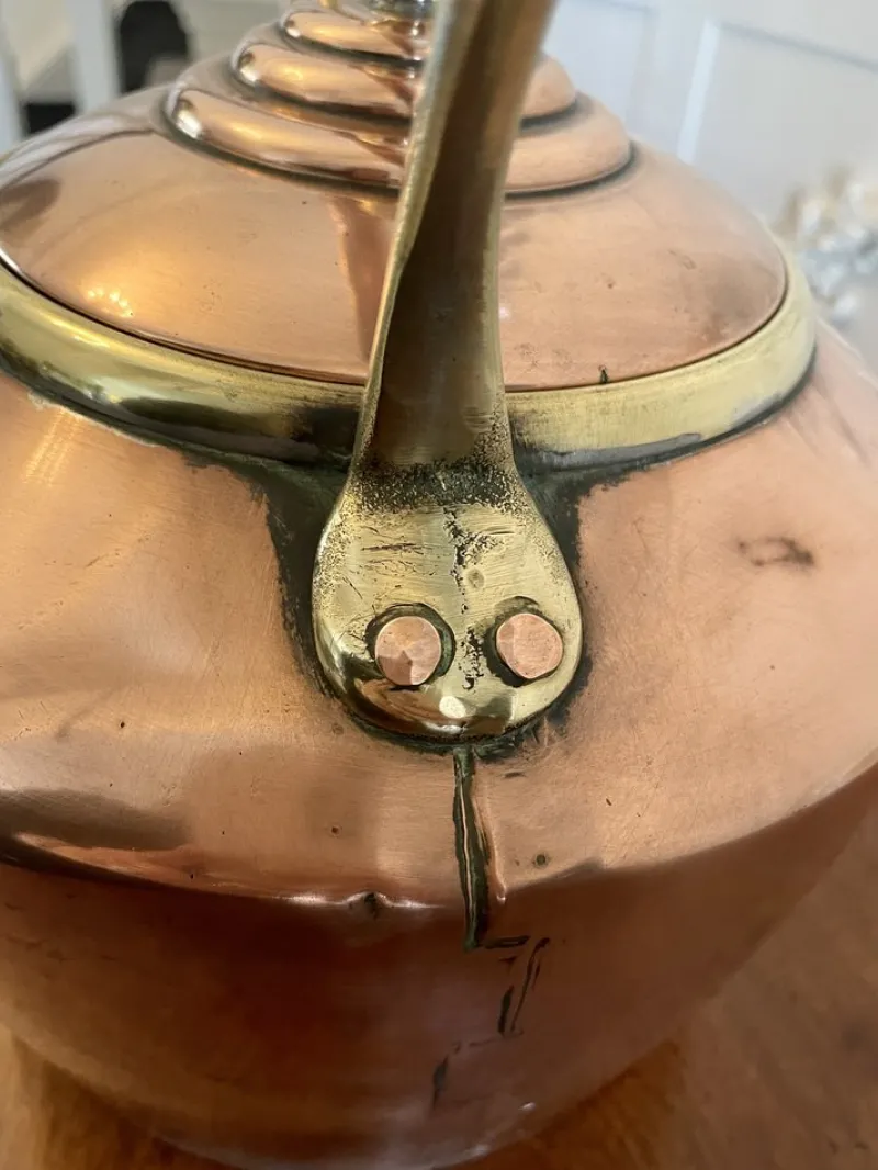 Pamono Antique George III Copper Kettle, 1800s> Coffee & Tea Service