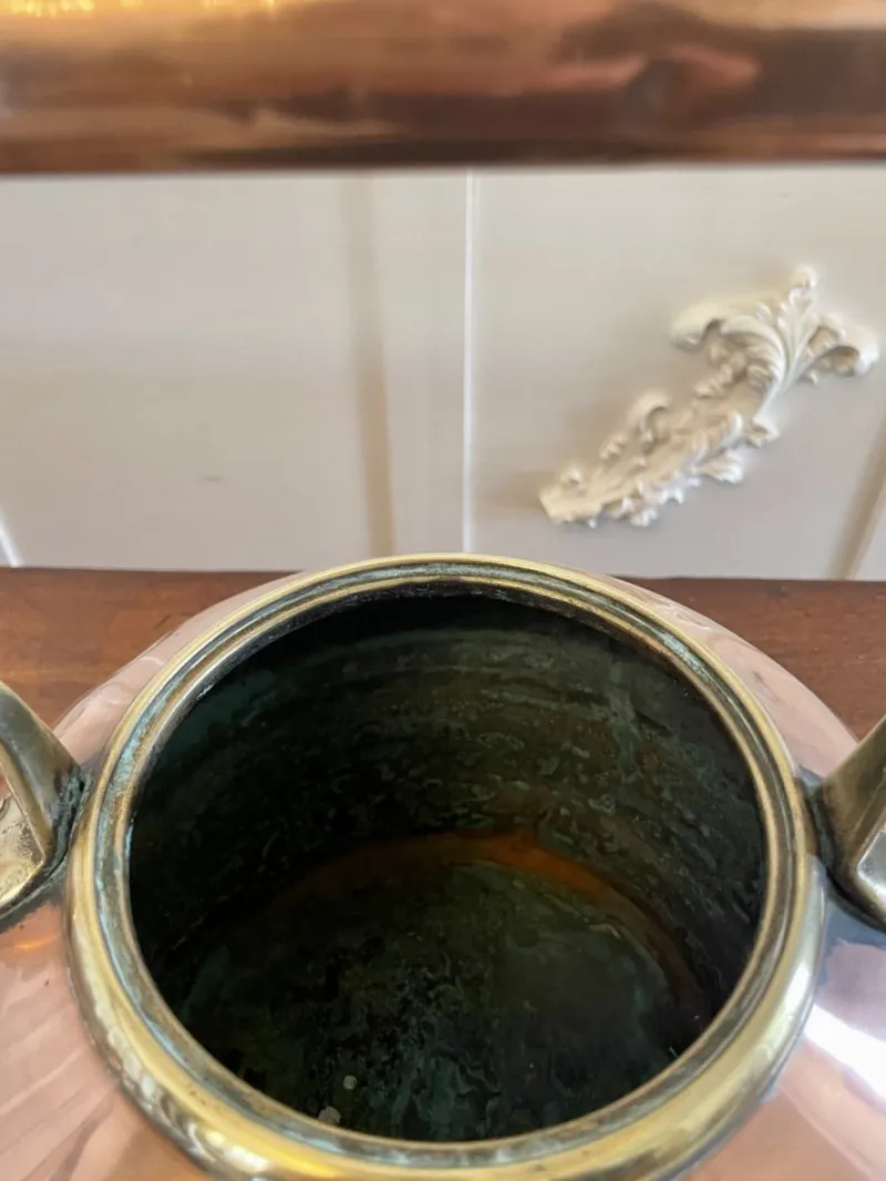 Pamono Antique George III Copper Kettle, 1800s> Coffee & Tea Service