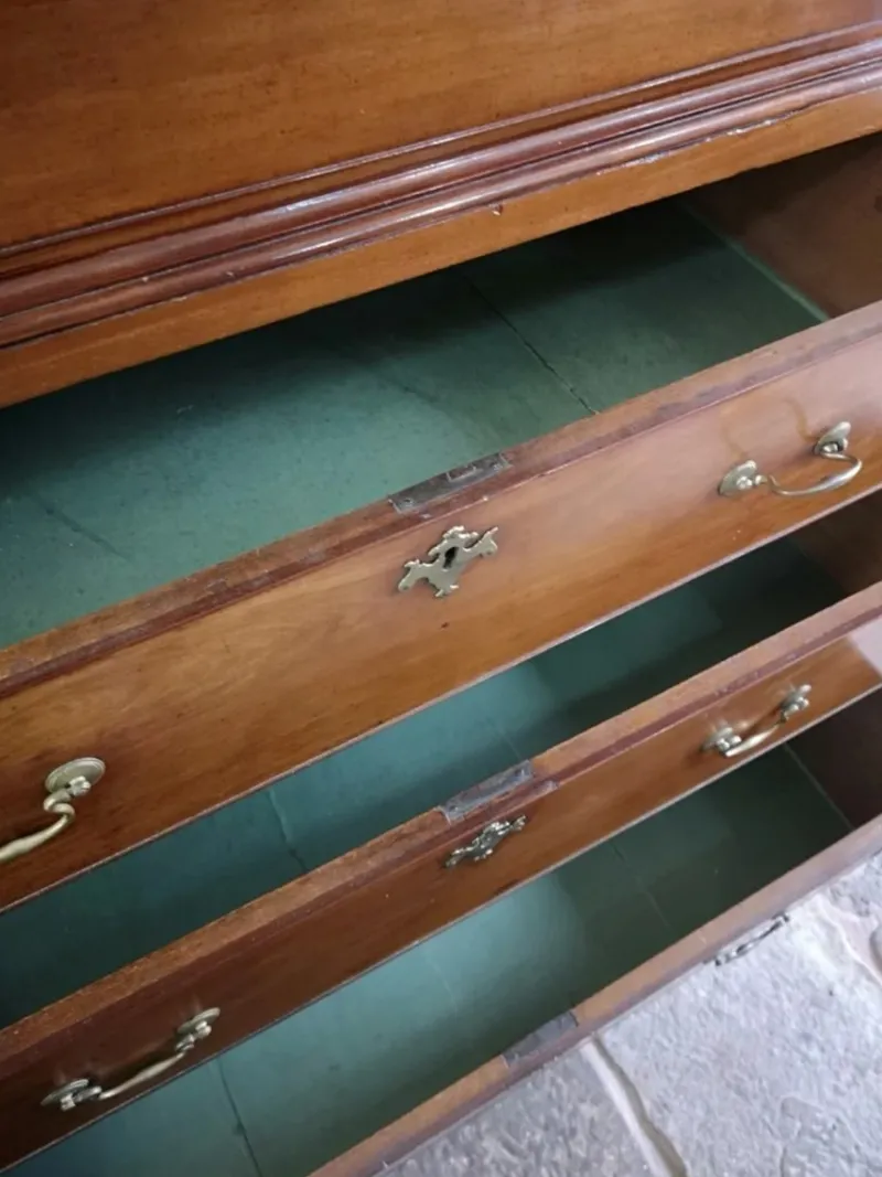 Pamono Antique George III Mahogany Tallboy, 1760> Dressers, Commodes & Chests