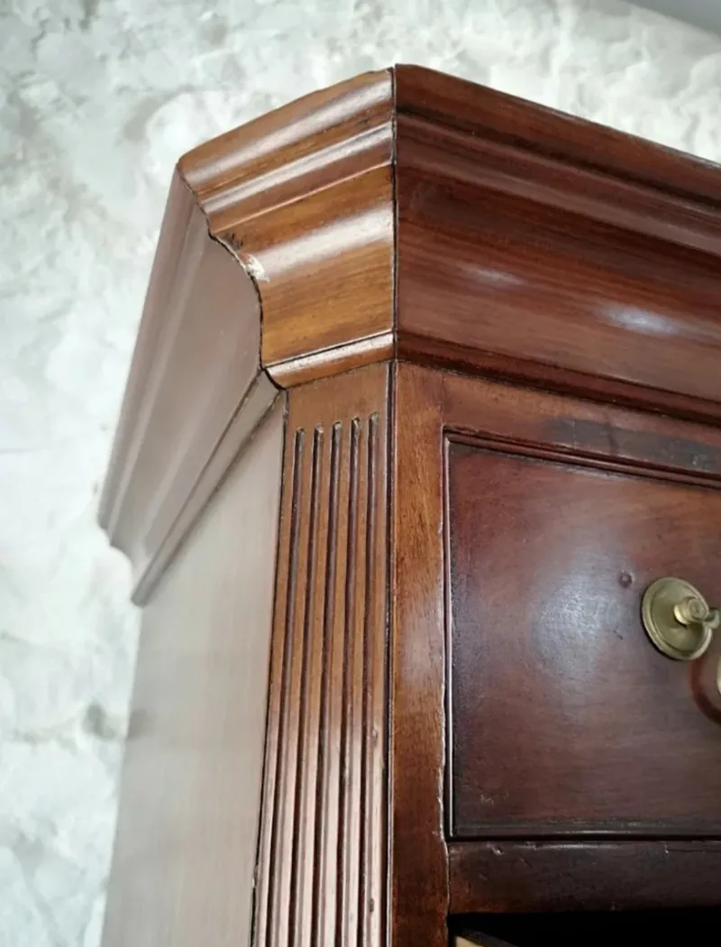 Pamono Antique George III Mahogany Tallboy, 1760> Dressers, Commodes & Chests