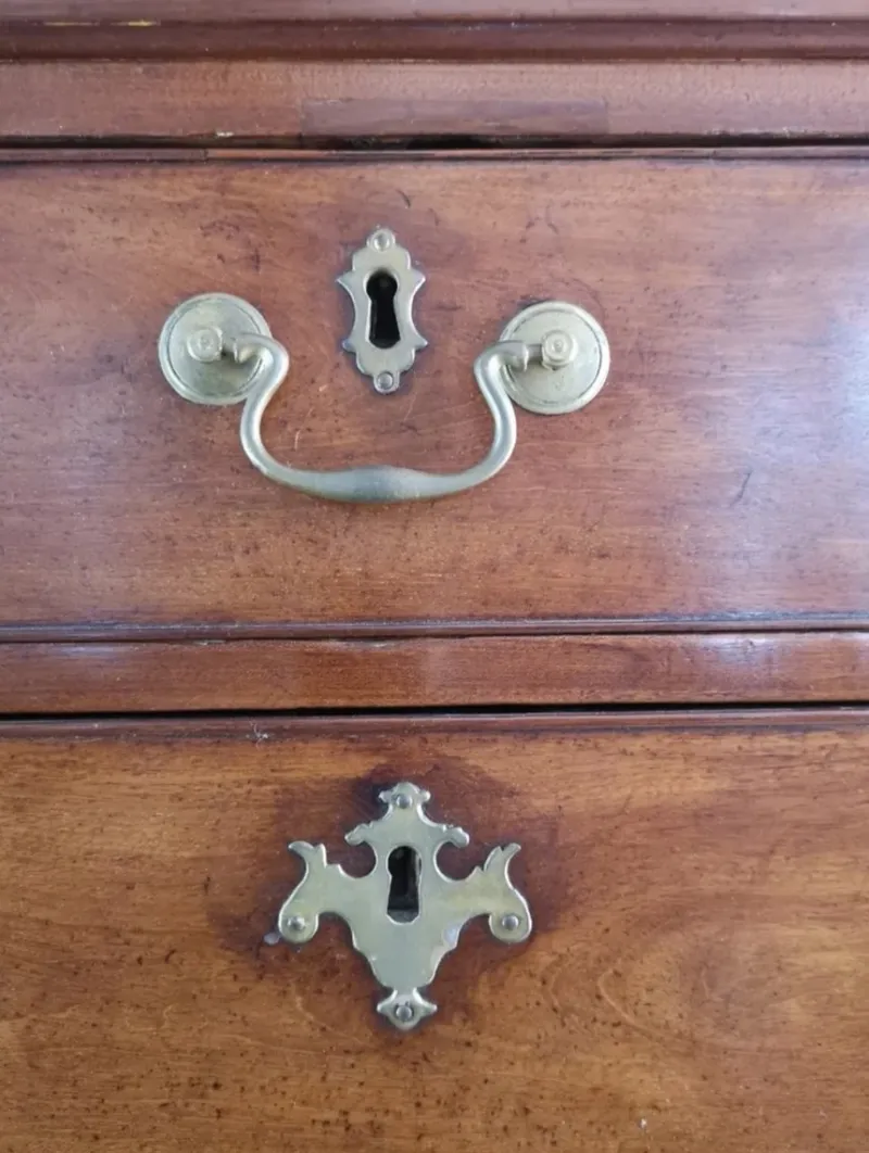 Pamono Antique George III Mahogany Tallboy, 1760> Dressers, Commodes & Chests