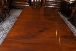 Hot Pamono Antique George III Regency Dining Table with Chairs, 1820, Set of 11