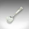 Pamono Antique Georgian English Sterling Silver Sugar Spoon, 1780> Cutlery & Serving Utensils