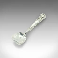 Pamono Antique Georgian English Sterling Silver Sugar Spoon, 1780> Cutlery & Serving Utensils