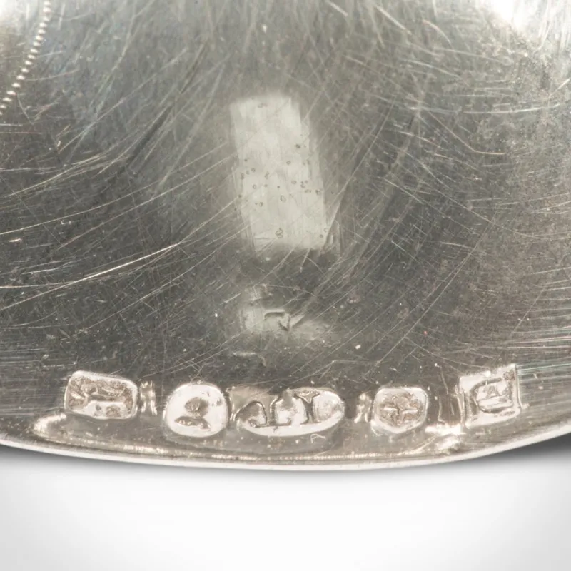 Pamono Antique Georgian English Sterling Silver Sugar Spoon, 1780> Cutlery & Serving Utensils