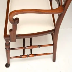 Sale Pamono Antique Georgian Ladderback Settee, 1820s