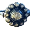 Online Pamono Antique Georgian Ring with Rose-Cut Diamonds, 1790