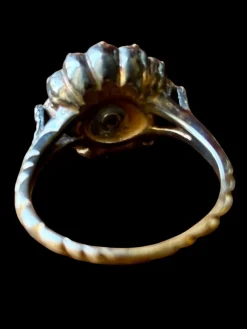 Online Pamono Antique Georgian Ring with Rose-Cut Diamonds, 1790