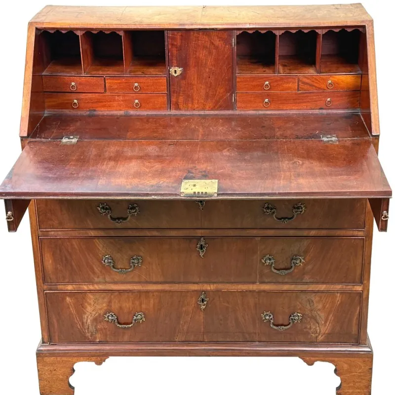Pamono Antique Georgian Secretaire in Mahogany, 1870> Secretaires