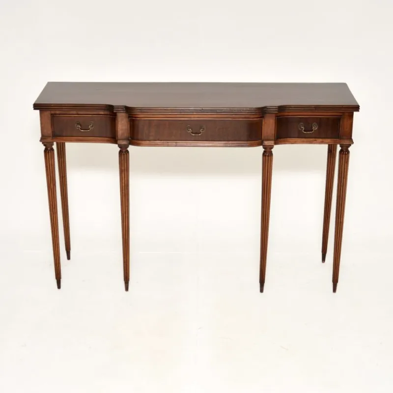 New Pamono Antique Georgian Style Console Table, 1950