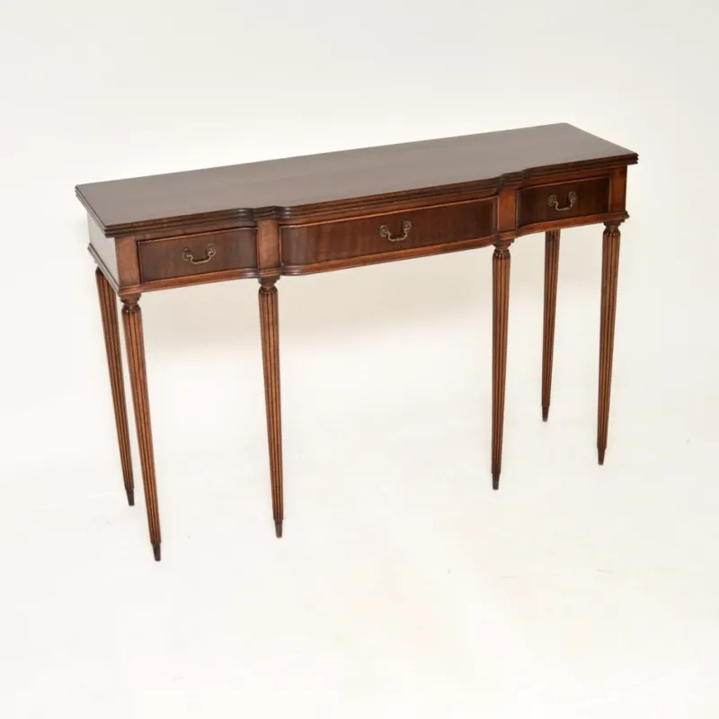 New Pamono Antique Georgian Style Console Table, 1950