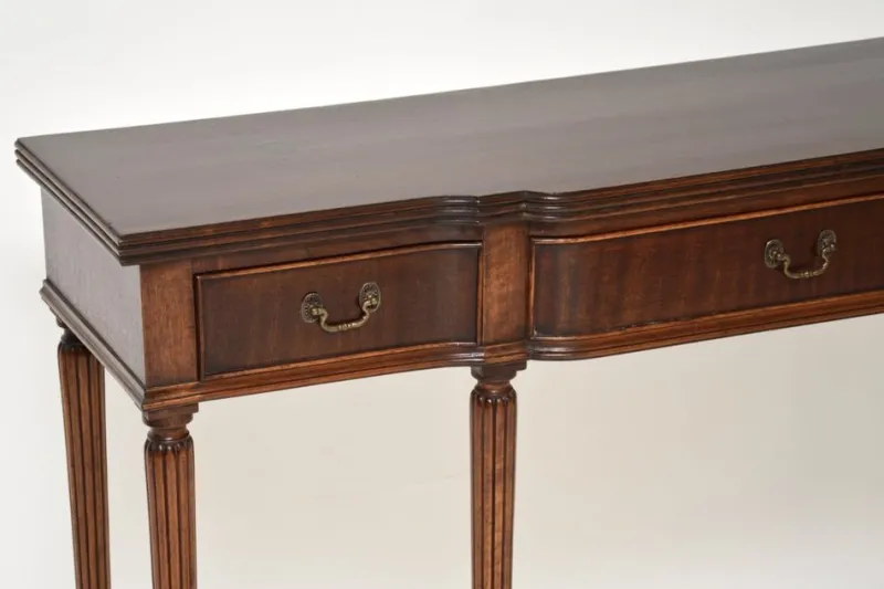 New Pamono Antique Georgian Style Console Table, 1950