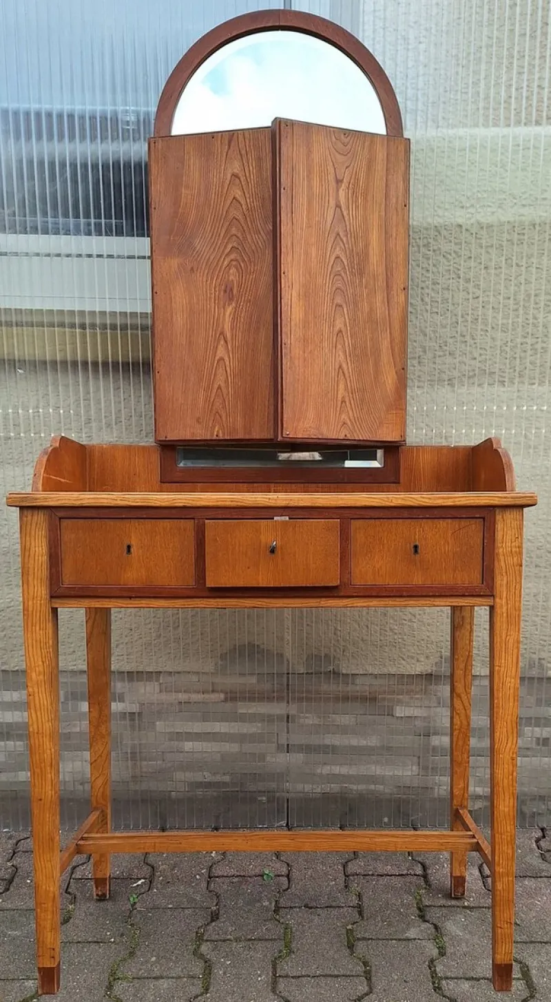 Pamono Antique German Art Deco Dressing Table, 1920s> Dressing Tables