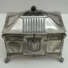 Pamono Antique German Art Nouveau Silver-Plated Jewelry Box from WMF> Trunks Crates & Baskets