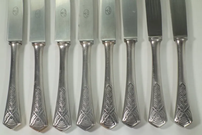 Pamono Antique German Cutlery Set from Peka, Set of 24> Cutlery & Serving Utensils