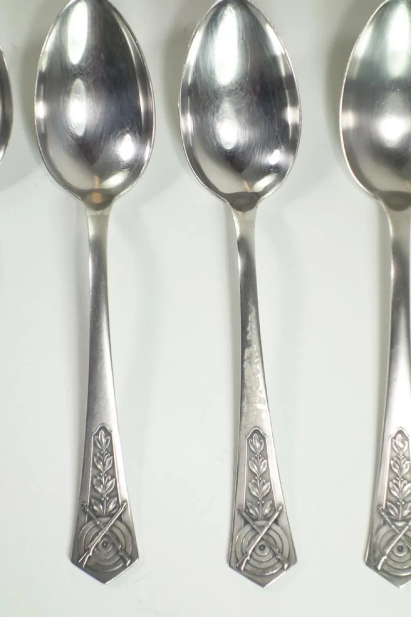 Pamono Antique German Cutlery Set from Peka, Set of 24> Cutlery & Serving Utensils
