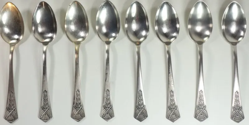 Pamono Antique German Cutlery Set from Peka, Set of 24> Cutlery & Serving Utensils