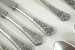 Pamono Antique German Cutlery Set from Peka, Set of 24><noscript><img width=