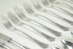 Pamono Antique German Cutlery Set from Peka, Set of 24><noscript><img width=