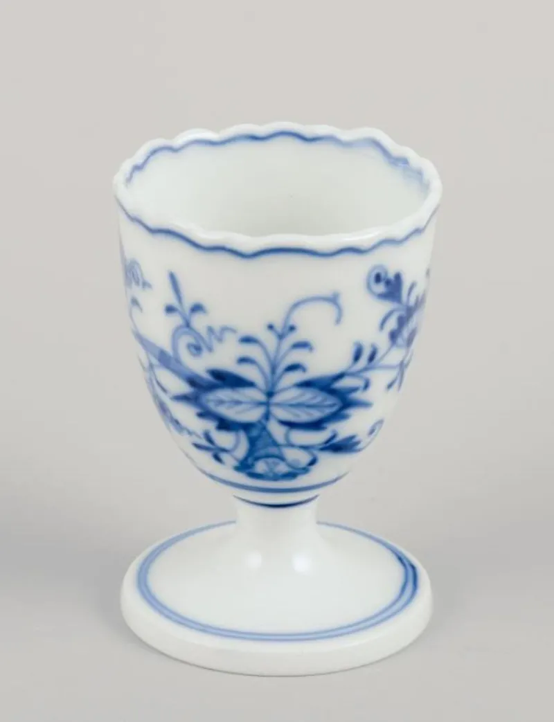 Pamono Antique German Egg Cups from Meissen, 1890s, Set of 5> Serving Dishes