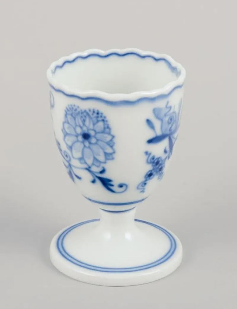 Pamono Antique German Egg Cups from Meissen, 1890s, Set of 5> Serving Dishes