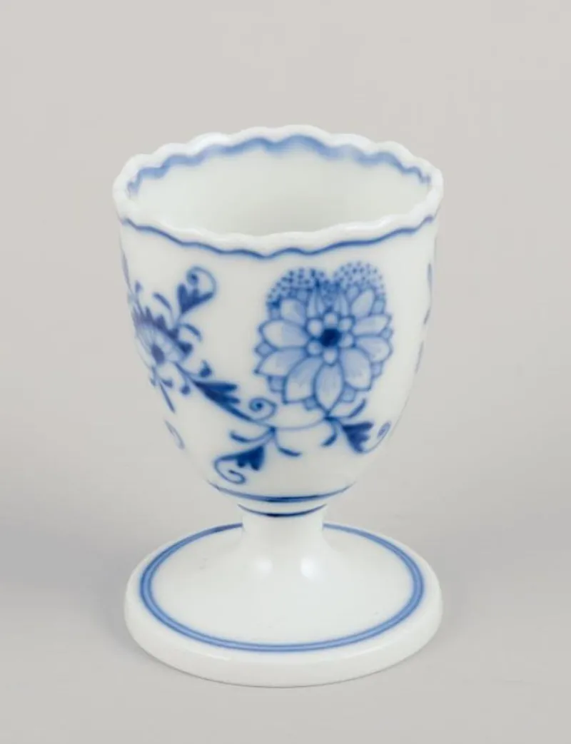 Pamono Antique German Egg Cups from Meissen, 1890s, Set of 5> Serving Dishes