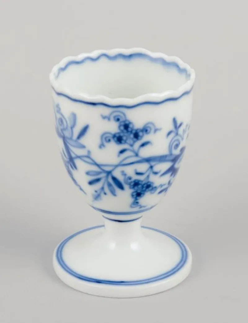 Pamono Antique German Egg Cups from Meissen, 1890s, Set of 5> Serving Dishes