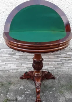 Best Pamono Antique German Gaming Table in Mahogany, 1860