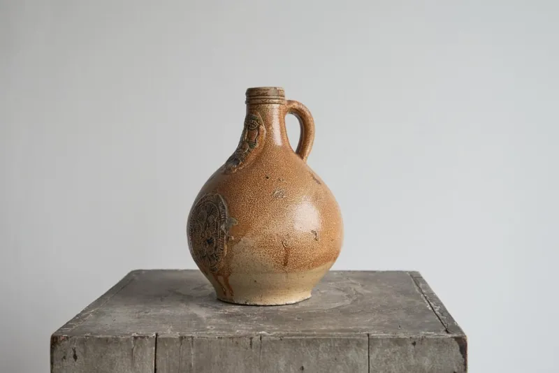 Pamono Antique German Jug in Salt Glazed Stoneware> Bottles, Carafes & Jugs