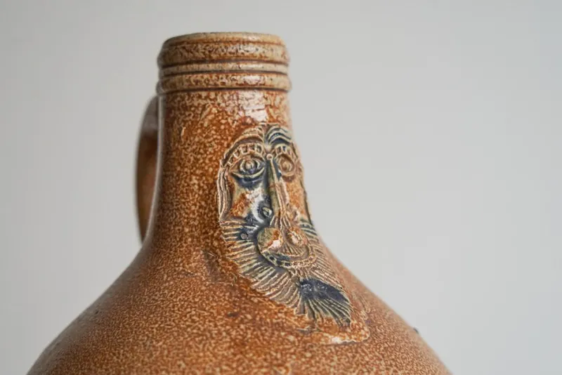 Pamono Antique German Jug in Salt Glazed Stoneware> Bottles, Carafes & Jugs