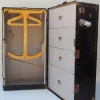 Pamono Antique German Suitcase from Mädler, 1890s> Trunks Crates & Baskets
