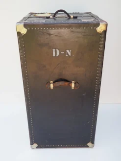 Pamono Antique German Suitcase from Mädler, 1890s><noscript><img width=