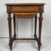 Pamono Antique German Walnut Sewing Table> Worktables & Workbenches