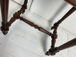 Pamono Antique German Walnut Sewing Table><noscript><img width=