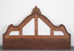 Pamono Antique Gilded Headboard with Louis XIV Style Central Decoration, 1950s><noscript><img width=