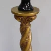 Clearance Pamono Antique Gilded Plaster Twisted Column and Bust of a Girl