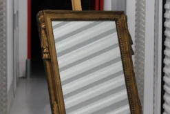 Pamono Antique Gold Frame Mirror, 1890s><noscript><img width=