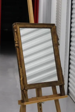 Pamono Antique Gold Frame Mirror, 1890s><noscript><img width=
