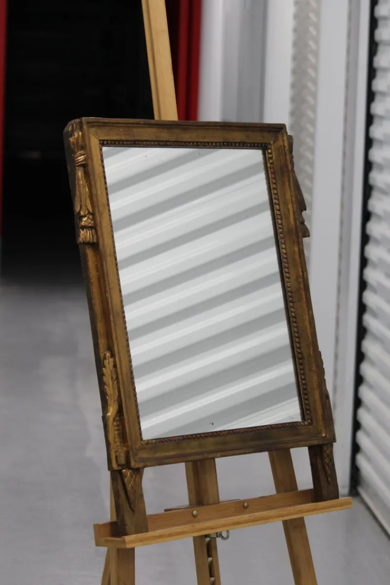 Pamono Antique Gold Frame Mirror, 1890s> Mirrors