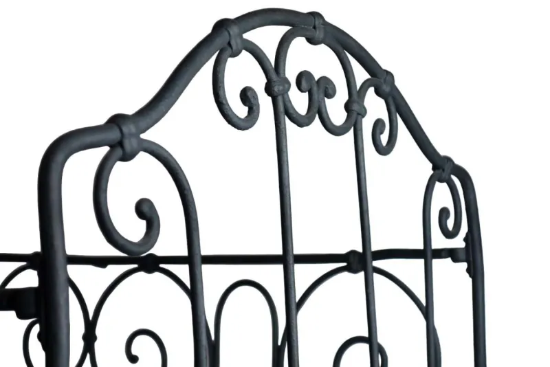 Pamono Antique Gray Wrought Iron Children's Bed, 1890s> Children's Chairs