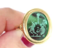 Best Pamono Antique Green Intaglio Ring