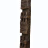 Clearance Pamono Antique Hand-Carved Wooden Pillar Column, Nuristan, Afghanistan, 1890s