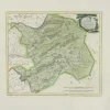 New Pamono Antique Hand-Colored Map of Eastern Friesland by Von Reilly, 1791