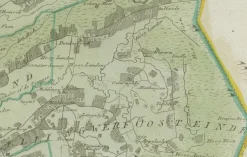 New Pamono Antique Hand-Colored Map of Eastern Friesland by Von Reilly, 1791