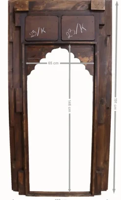 Sale Pamono Antique Handmade and Handcarved Archway Door Frame, Nuristan, Afghanistan, 1920s
