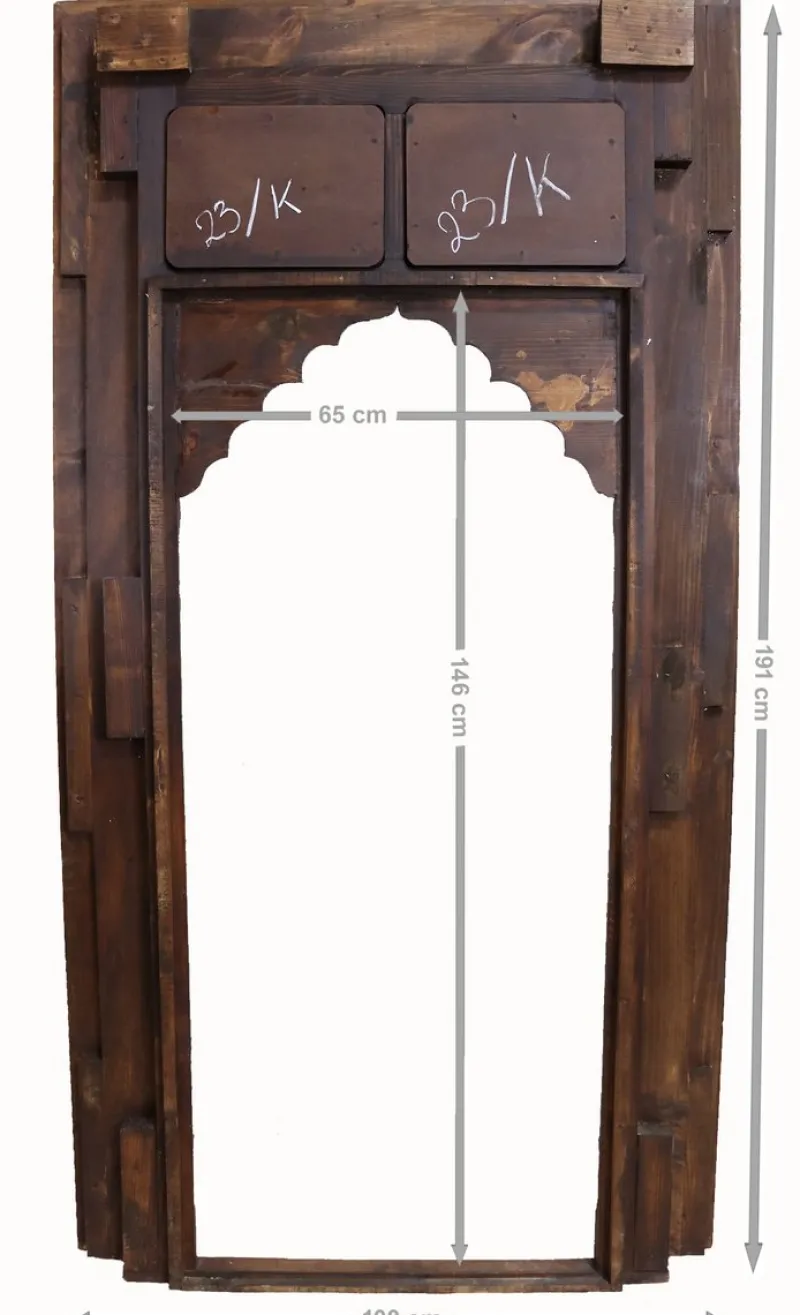 Sale Pamono Antique Handmade and Handcarved Archway Door Frame, Nuristan, Afghanistan, 1920s