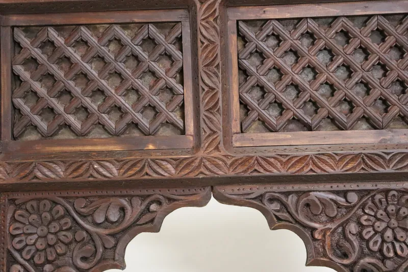Sale Pamono Antique Handmade and Handcarved Archway Door Frame, Nuristan, Afghanistan, 1920s
