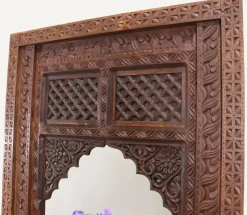 Sale Pamono Antique Handmade and Handcarved Archway Door Frame, Nuristan, Afghanistan, 1920s