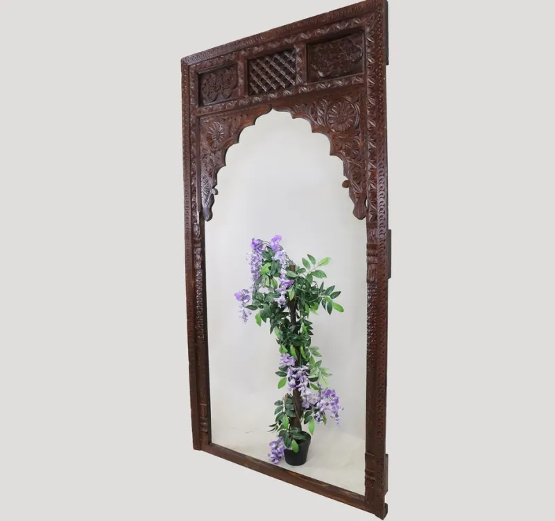 Pamono Antique Handmade and Handcarved Archway Door Frame, Nuristan, Afghanistan, 1920s> Architectural Elements